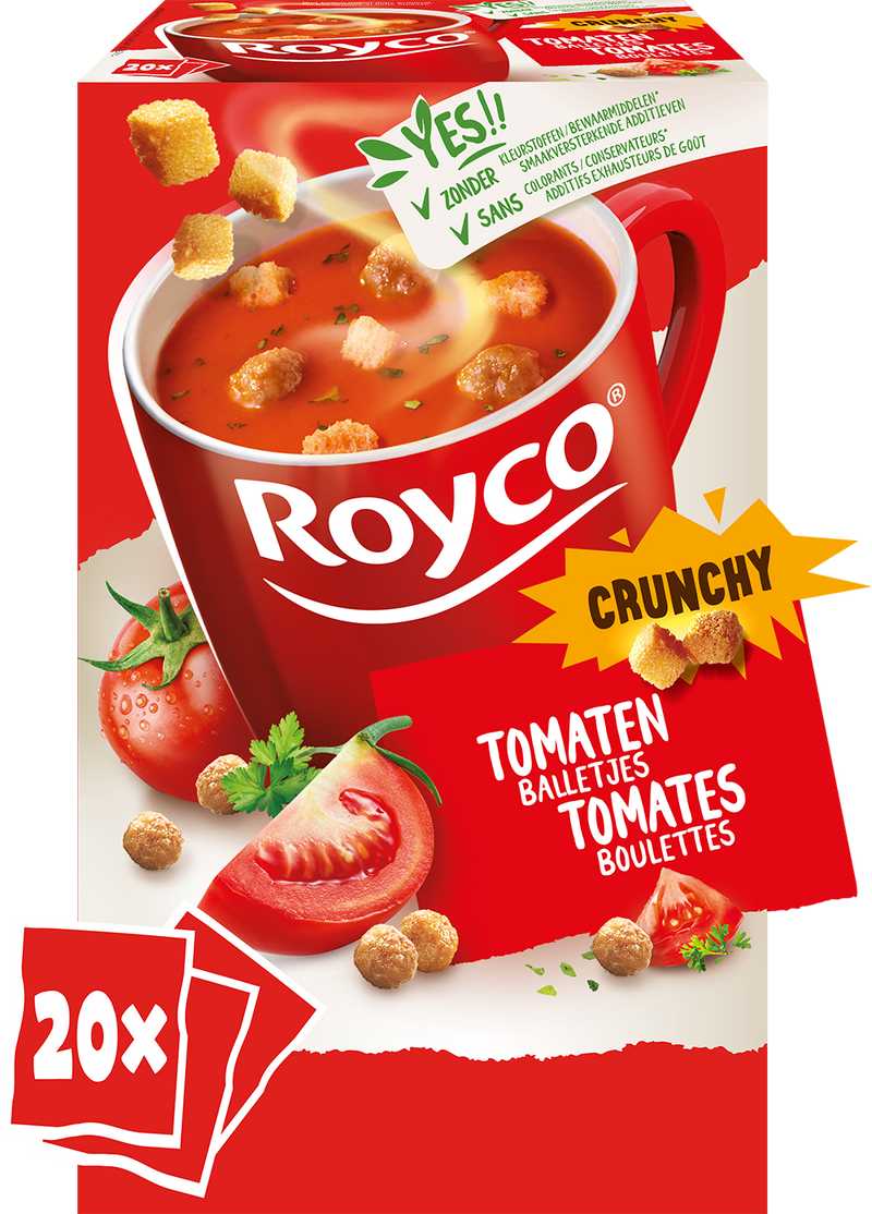 Crunchy Tomaat Balletjes - Royco